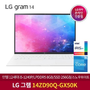 LG 그램2022 14ZD90Q-GX50K WIN 11 FPP 설치 노트북