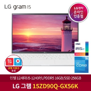 LG 그램 2022 15ZD90Q-GX56K WIN 11 FPP 설치 노트북