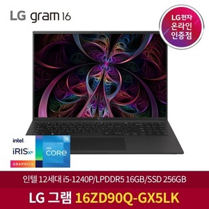 LG 그램2022 인텔 i5 16ZD90Q-GX5LK 무이자할부 부가세포함 + NVMe 512GB 교체 노트북