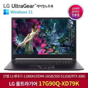 LG 울트라기어 2022 인텔 i7 17G90Q-XD79K NVMe 1TB 교체 노트북